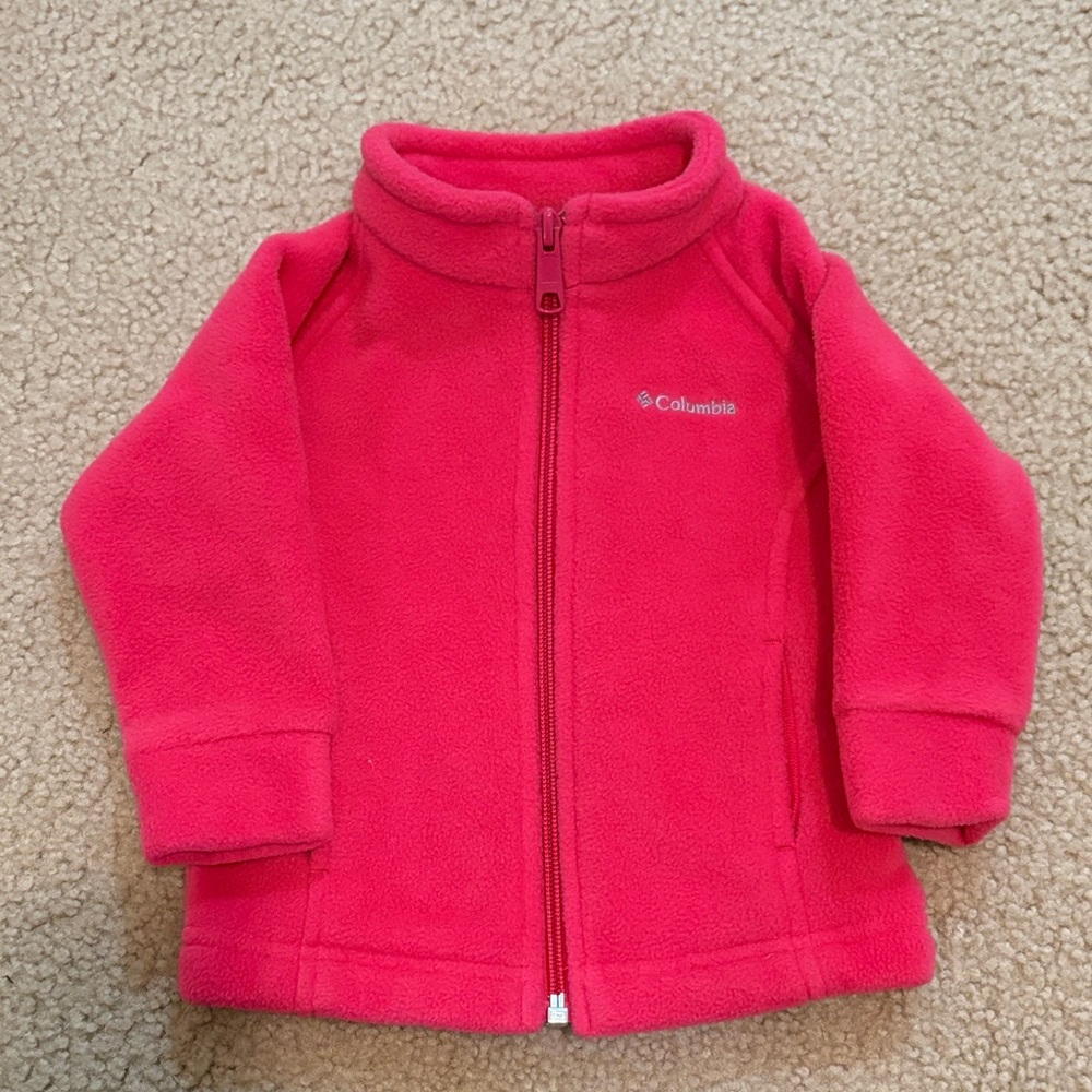 Columbia Bright Pink Fleece Jacket